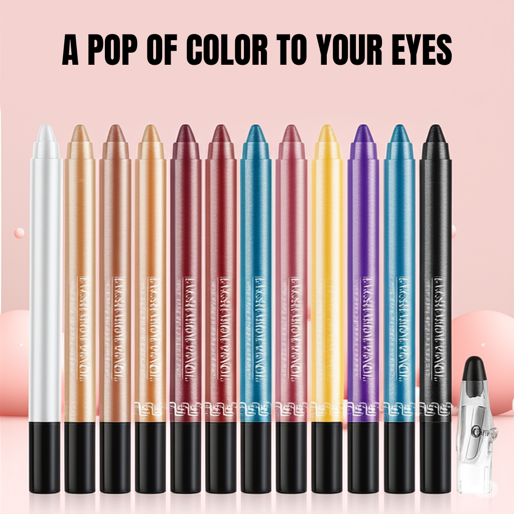 12 Colors Eyeshadow Pencil Set