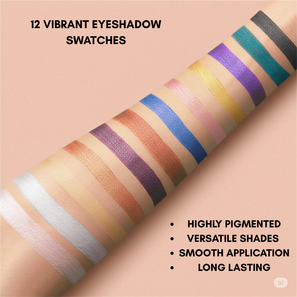 12 Colors Eyeshadow Pencil Set