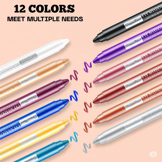 12 Colors Eyeshadow Pencil Set